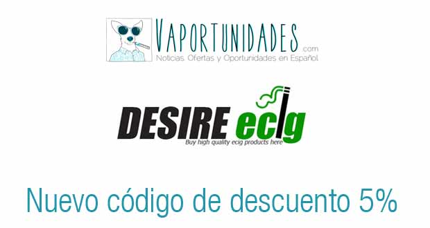 Desire ecig codigo descuento