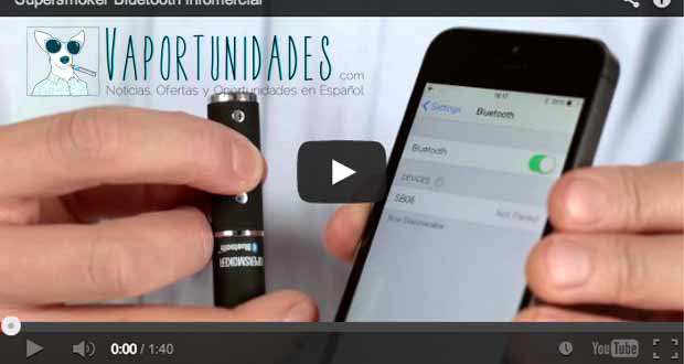 Cigarrillo electronico con bluetooth