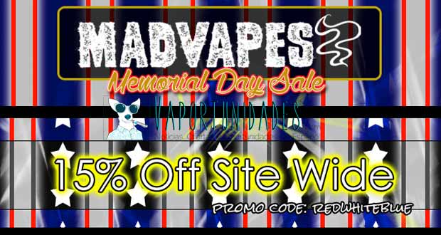 Madvapes oferta memorial day