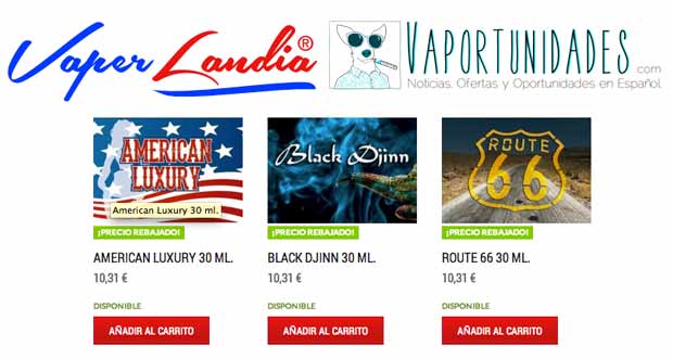 Vaperlandia barato liquidos drops 30ml