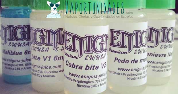 Enigma juice matt williams liqudios vapeo