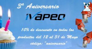 Aniversario ivapeo cigarrillos electronicos