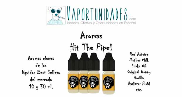 Aromas hit the pipe
