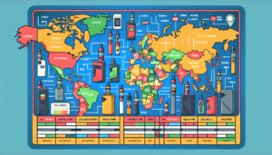 Las regulaciones y restricciones legales sobre el vapeo en diferentes paises