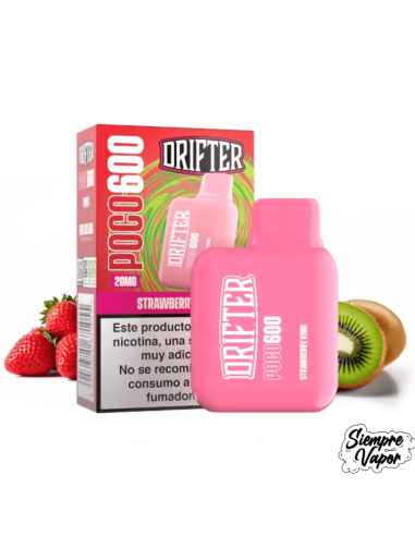 Pod desechable strawberry kiwi poco 600 20mg juice sauz drifter bar